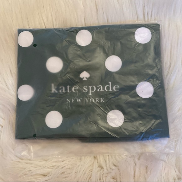 Kate Spade Green & White Polka Dot Canvas Tote Bag - Brand New in Package - Picture 3 of 5